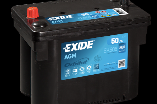 Ogłoszenie - Akumulator 50Ah 800A Exide Orbital AGM START&STOP EK508 - Elbląg - 880,00 zł