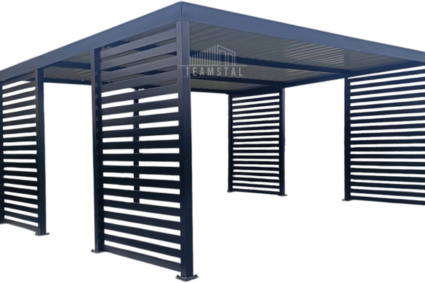 Ogłoszenie - CarPort PREMIUM - Wiata samochodowa 6x6 Antracyt - dodatkowa zabudowa TS1028 - Jastrzębie-Zdrój - 26 500,00 zł