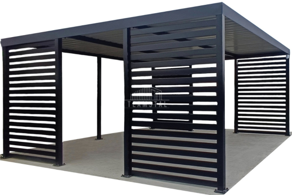 Ogłoszenie - CarPort PREMIUM - Wiata samochodowa 5x5 Antracyt - TS1030 - Sopot - 14 600,00 zł