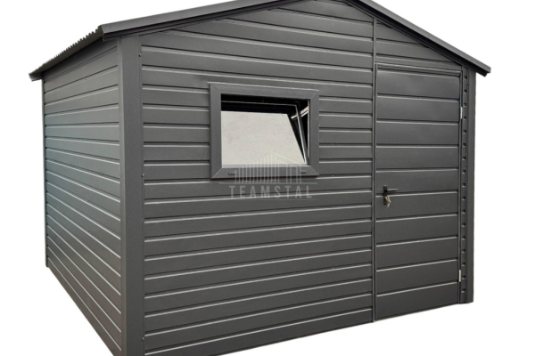 Ogłoszenie - Schowek - domek ogrodowy 3x3m - Drzwi - okno - antracyt - dach dwuspadowy TS967 - Działdowo - 5 150,00 zł