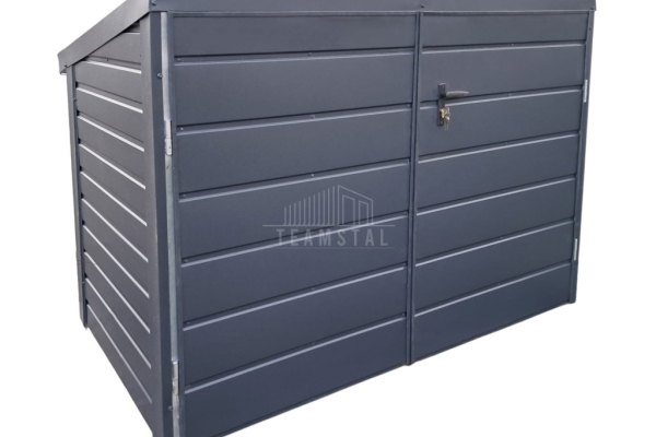 Ogłoszenie - Box rowerowy - schowek Moto-Box 1,9x1,1m - antracyt TS980 - Nowogard - 3 950,00 zł