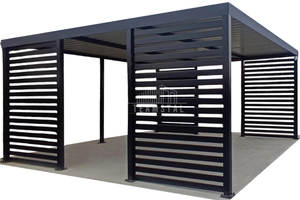 Ogłoszenie - CarPort PREMIUM - Wiata samochodowa 5x5 Antracyt - TS1026 - Darłowo - 14 600,00 zł