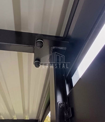 Ogłoszenie - CarPort PREMIUM - Wiata samochodowa 5x5 Antracyt - dodatkowa zabudowa TS1027 - Słupsk - 19 990,00 zł