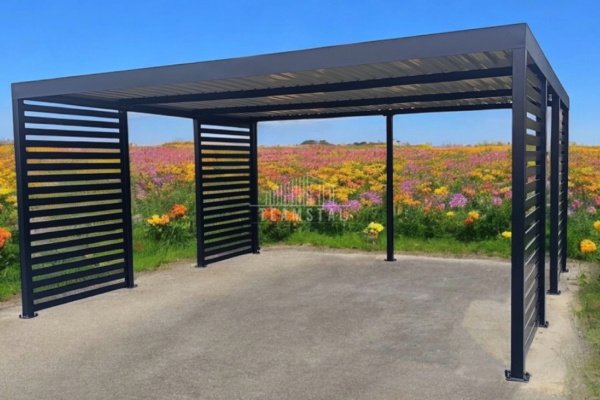 Ogłoszenie - CarPort PREMIUM - Wiata samochodowa 5x5 Antracyt - TS1030 - Sopot - 14 600,00 zł
