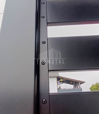 Ogłoszenie - CarPort PREMIUM - Wiata samochodowa 5x5 Antracyt - dodatkowa zabudowa TS1027 - Słupsk - 19 990,00 zł