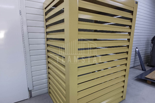 Ogłoszenie - Osłona pompy ciepła 90x40x140 cm żółty Zabudowa TS945 - Chojnice - 2 740,00 zł