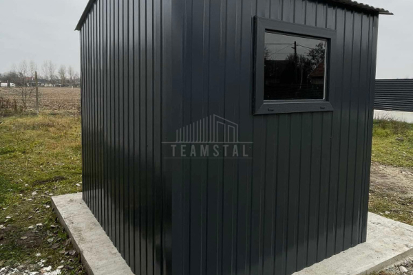 Ogłoszenie - Schowek - domek ogrodowy 2,5x2m - drzwi - okno - antracyt - dach dwuspadowy  TS1000 - Włocławek - 4 350,00 zł
