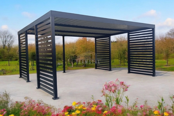 Ogłoszenie - CarPort PREMIUM - Wiata samochodowa 5x5 Antracyt - TS1030 - Sopot - 14 600,00 zł