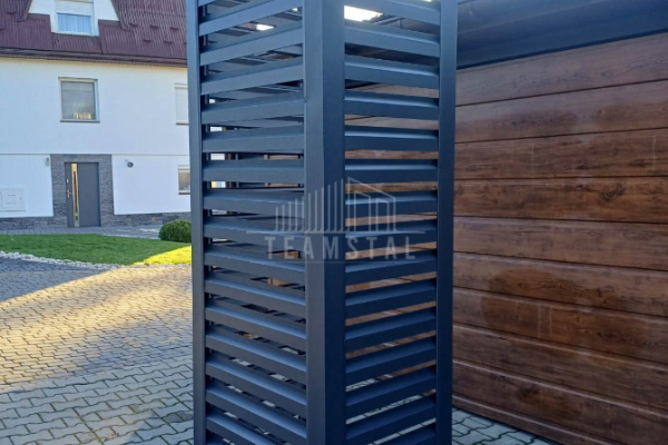 Ogłoszenie - Osłona pompy ciepła 70x50x200 cm antracyt Zabudowa TS943 - Kościerzyna - 2 390,00 zł