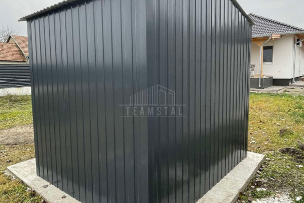 Ogłoszenie - Schowek - domek ogrodowy 2,5x2m - drzwi - okno - antracyt - dach dwuspadowy  TS1000 - Włocławek - 4 350,00 zł