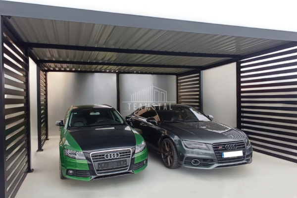 Ogłoszenie - CarPort PREMIUM - Wiata samochodowa 6x6 Antracyt - TS1029 - Radomsko - 21 000,00 zł
