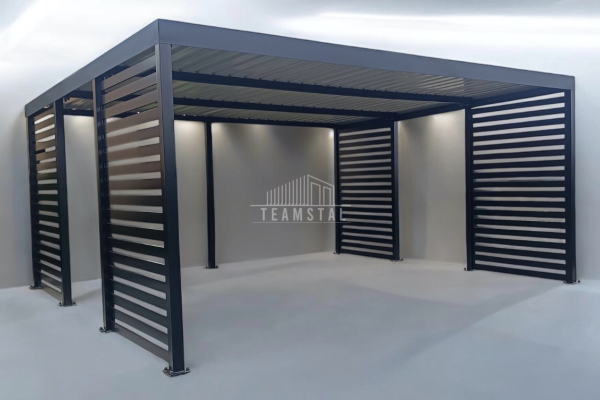 Ogłoszenie - CarPort PREMIUM - Wiata samochodowa 6x6 Antracyt - TS1029 - Radomsko - 21 000,00 zł