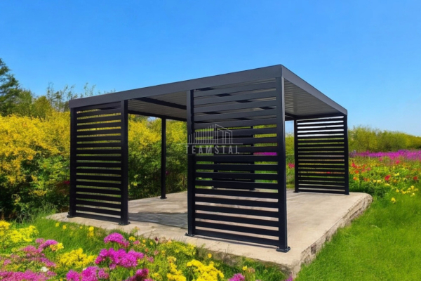 Ogłoszenie - CarPort PREMIUM - Wiata samochodowa 5x5 Antracyt - TS1030 - Sopot - 14 600,00 zł
