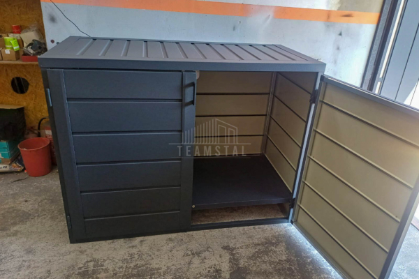 Ogłoszenie - Box rowerowy - Schowek na rower wózek 180x100  antracyt TS992 - Wrocław - 4 300,00 zł