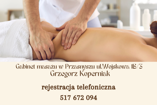 Ogłoszenie - Masaż dla każdego w Przasnyszu, również  z dojazdem do klienta Ciechanów, Pułtusk, Mława, Krasne i okolice - Ciechanów - 100,00 zł