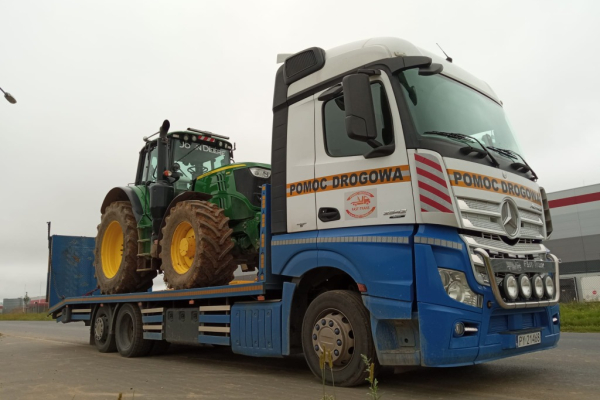 Ogłoszenie - Transport wózków widłowych maszyn koparek Poznań 604 999 084 - Poznań