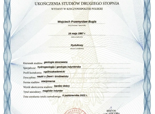 Ogłoszenie - Dyplom licencjat, inżynier, magister i inne - 1 800,00 zł