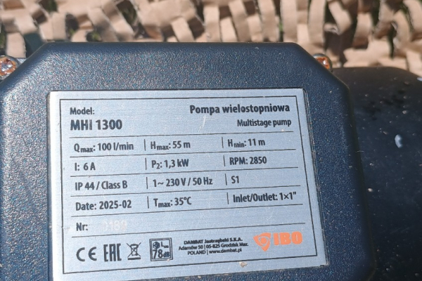 Ogłoszenie - Sprzedam pompę hydroforową - Podkarpackie - 550,00 zł