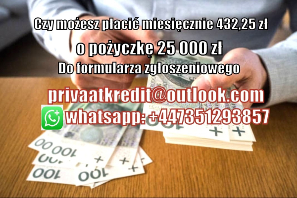 Ogłoszenie - Udzielamy pożyczki na spłatę zadłużenia i mamy jedną przystępną ratę - Biała Podlaska - 25,00 zł