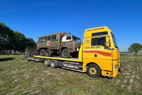 Ogłoszenie - Transport wózków widłowych maszyn koparek Poznań 604 999 084 - Poznań