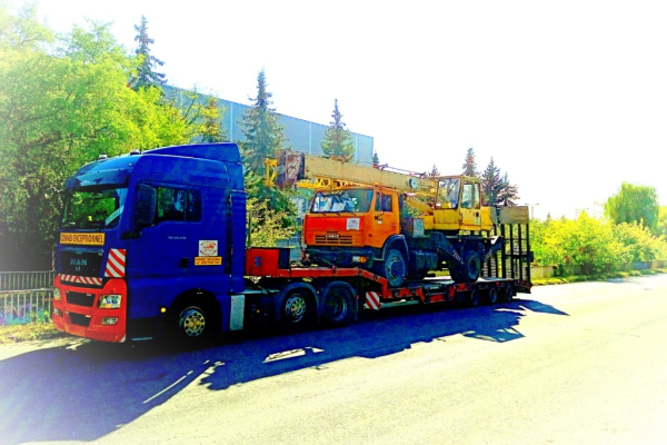 Ogłoszenie - Transport wózków widłowych maszyn koparek Poznań 604 999 084 - Poznań