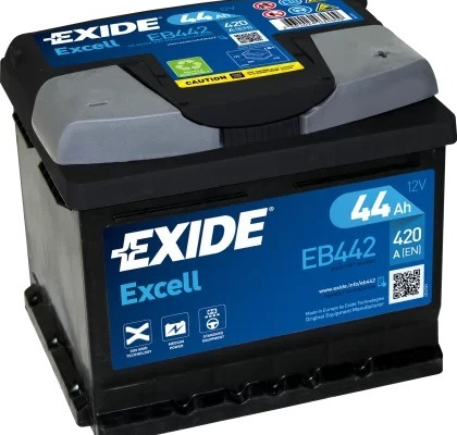 Ogłoszenie - Akumulator 44Ah 420A EB442 Exide Excell P+ || Gliwice, Toszecka 11 - Gliwice - 239,00 zł