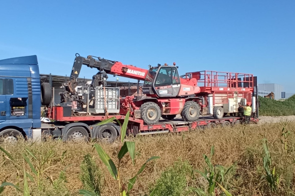 Ogłoszenie - Transport wózków widłowych maszyn koparek Poznań 604 999 084 - Poznań