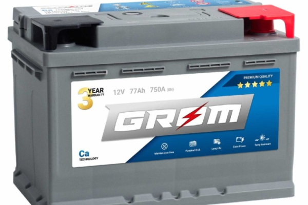 Ogłoszenie - Akumulator 77 Ah 750 A GROM P+ - darmowy dowóz i wymiana - Gdańsk - 470,00 zł
