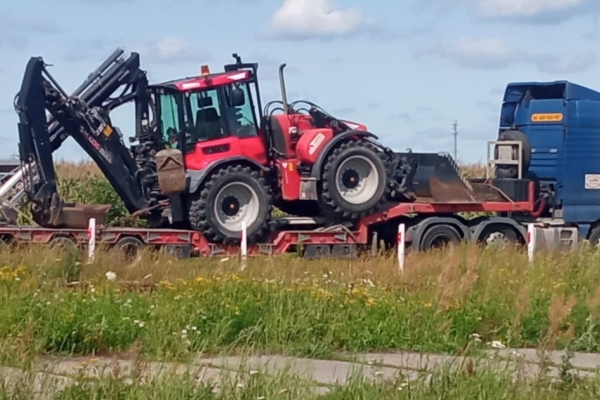 Ogłoszenie - Transport wózków widłowych maszyn koparek Poznań 604 999 084 - Poznań