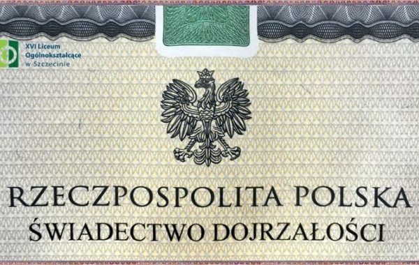 Ogłoszenie - Świadectwo ukończenia szkoły średniej z wpisem Pomoc w załatwieniu matury Matura z wpisem do CKE - Darłowo - 950,00 zł