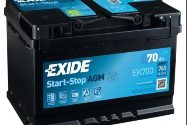 Ogłoszenie - Akumulator 70Ah 760A en Exide EK700 Agm Start&Stop - Luboń - 640,00 zł