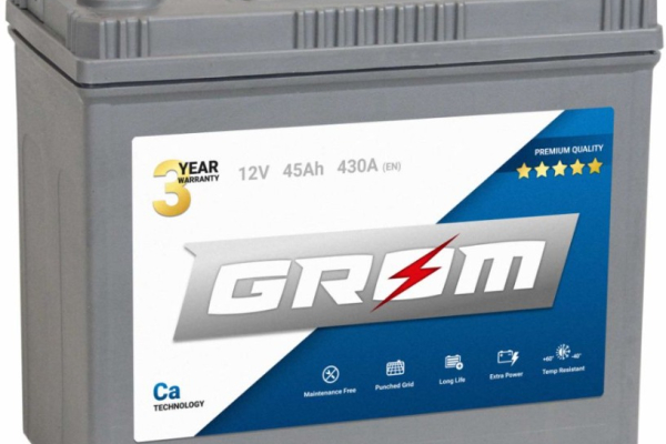 Ogłoszenie - Akumulator 45Ah 430A Grom Premium Japan Prawy Plus - Kalisz - 320,00 zł