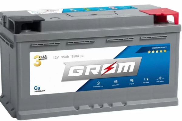 Ogłoszenie - Akumulator 95Ah 850A Grom Premium Prawy Plus - Kalisz - 550,00 zł