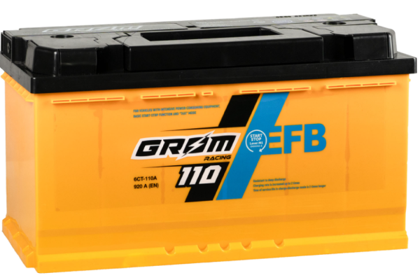 Ogłoszenie - Akumulator 110Ah 920A Grom Racing Efb Prawy Plus - Kalisz - 670,00 zł
