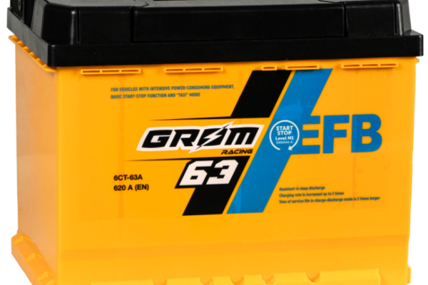 Ogłoszenie - Akumulator 63Ah 620A Grom Racing Efb niski - Kalisz - 480,00 zł
