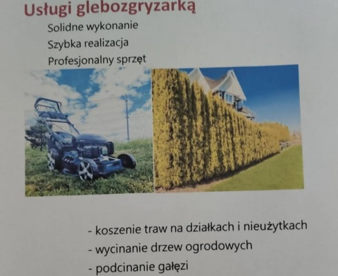 Ogłoszenie - Koszenie kosiarką spalinową - Mazowieckie - 1,00 zł