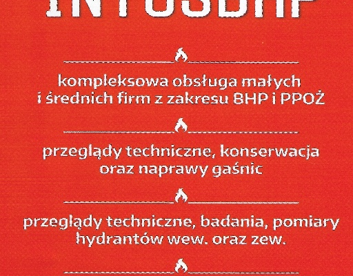 Ogłoszenie - Usługi szkoleniowe, usługi BHP - Krasnystaw