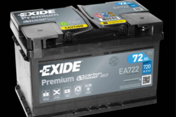 Ogłoszenie - Akumulator 72Ah 720A Exide Premium EA722 prawy plus-Darmowy dowóz i wymiana - Lublin - 379,00 zł