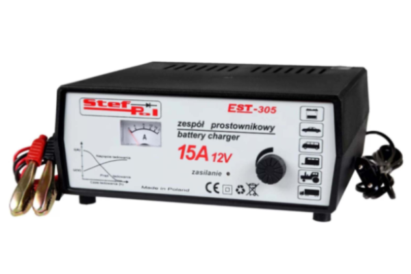 Ogłoszenie - Prostownik 12V 15A Stef-Pol EST-305 -Darmowy dowóz i wymiana - Lublin - 249,00 zł