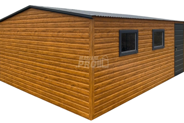 Ogłoszenie - Schowek - Domek Ogrodowy 5x6m - drzwi - 2x okno - jasny orzech - dach spad w tył GP561 - Nowy Sącz - 10 990,00 zł