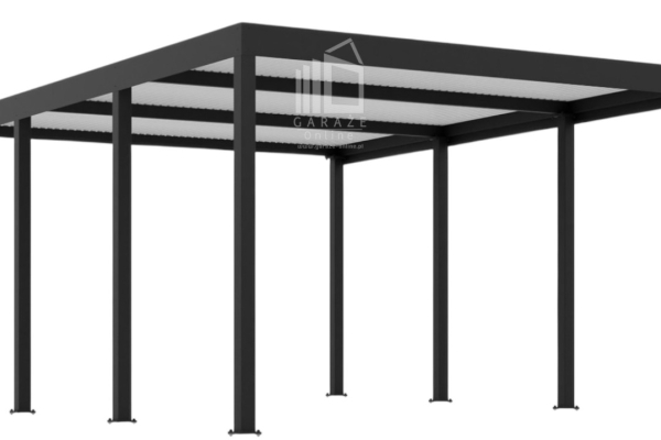 Ogłoszenie - CarPort PREMIUM - Wiata samochodowa 4x5 Antracyt - ID958 - Koszalin - 9 990,00 zł