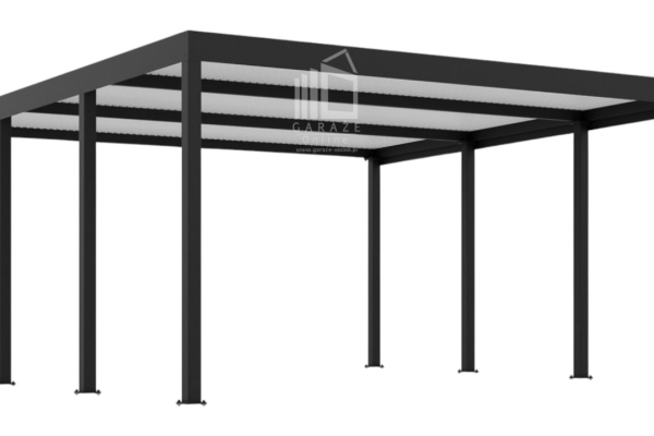 Ogłoszenie - CarPort PREMIUM - Wiata samochodowa 5x5 Antracyt - ID959 - Jarocin - 10 990,00 zł
