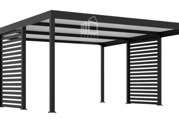 Ogłoszenie - CarPort PREMIUM - Wiata samochodowa 5x5 Antracyt Zabudowa - ID960 - Gdańsk - 11 790,00 zł