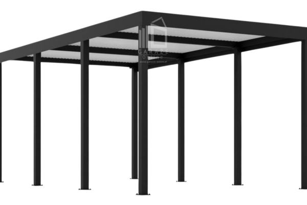 Ogłoszenie - CarPort PREMIUM - Wiata samochodowa 3x5 Antracyt - ID955 - Nowy Sącz - 7 500,00 zł