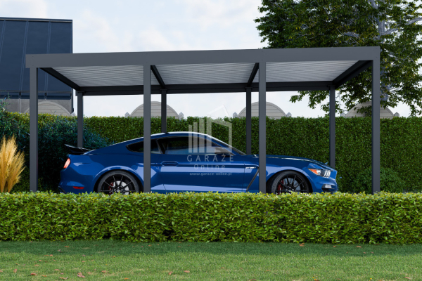 Ogłoszenie - CarPort PREMIUM - Wiata samochodowa 4x5 Antracyt - ID958 - Koszalin - 9 990,00 zł