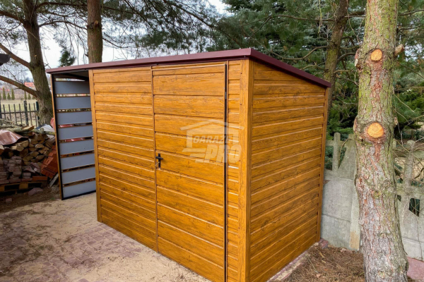 Ogłoszenie - Schowek Domek Ogrodowy 2,5x2m + wiata 1m -Drzwi GP546 - Ruda Śląska - 4 150,00 zł