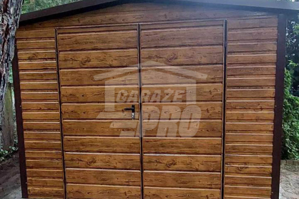 Ogłoszenie - Schowek - domek ogrodowy 3x2m - Brama dwuskrzydłowa - jasny orzech - drewnopodobny - rynny - dach dwuspadowy GP461 - Bydgoszcz - 4 390,00 zł