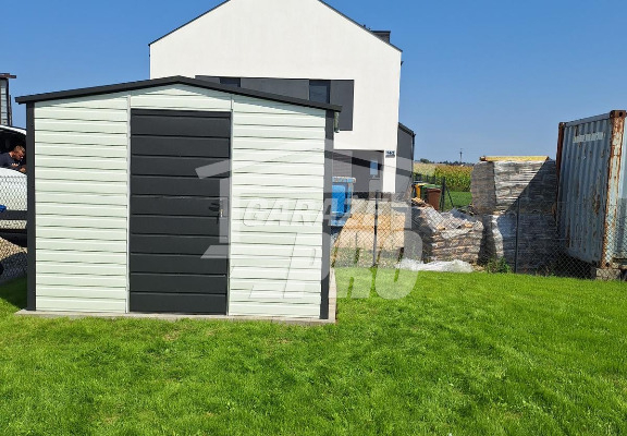 Ogłoszenie - Schowek - Domek ogrodowy - 3x3m - drzwi - antracyt - biały - dach dwuspadowy GP456 - Radom - 4 590,00 zł