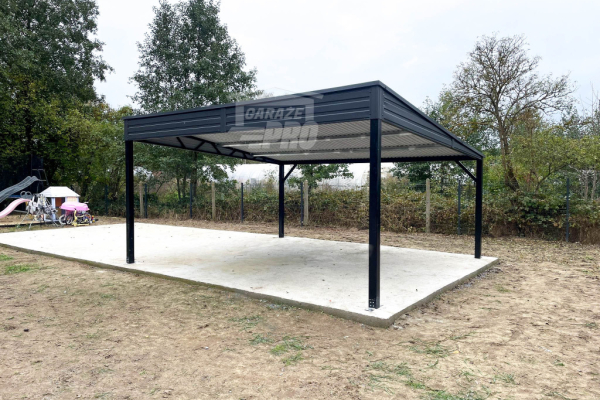 Ogłoszenie - Wiata samochodowa CarPort 6x5,8m - antracyt - dach spad w tył GP487 - Opole - 12 800,00 zł