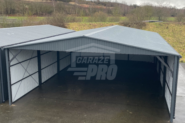 Ogłoszenie - Wiata samochodowa CarPort 9x11m rynny GP530 - Dąbrowa Górnicza - 41 900,00 zł